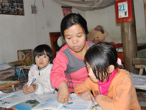 Lớp học miễn phí của cô giáo cao chưa tới 1m