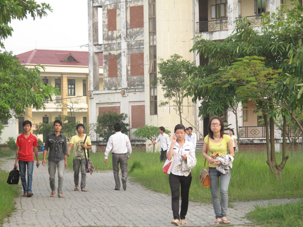 ĐH dân lập Lương Thế Vinh (Nam Định). Ảnh: Vinh Hà