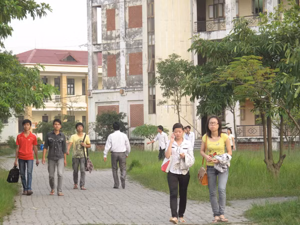 ĐH dân lập Lương Thế Vinh (Nam Định). Ảnh: Vinh Hà