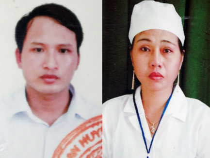 Đối tượng Trần Cao Sơn cùng “vợ giả” Hiếu