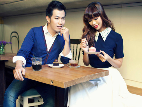 Hà Anh yêu kiều bên 'người tình' Hồ Trung Dũng