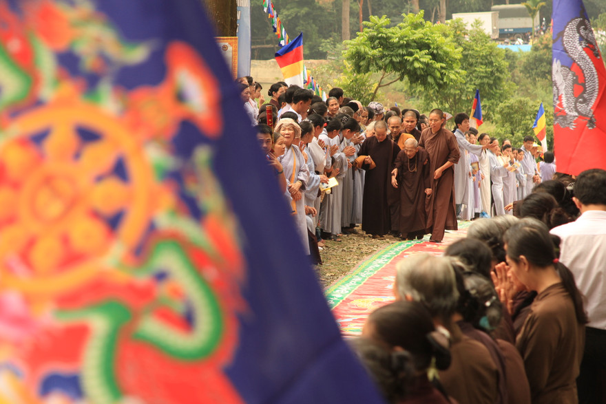 Tận thấy tăng đoàn của Pháp vương Gyalwang Drukpa