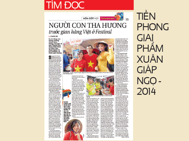 Tìm đọc Tiền Phong-Giai phẩm Xuân Giáp Ngọ 2014
