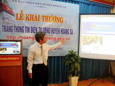 Ra mắt trang thông tin điện tử Hoàng Sa