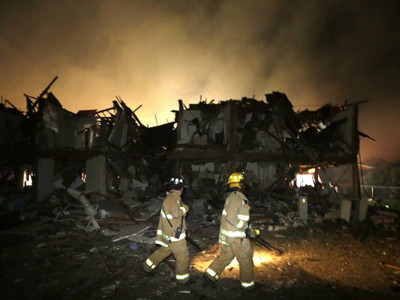 Nổ ở Texas: Tan hoang như vùng chiến sự