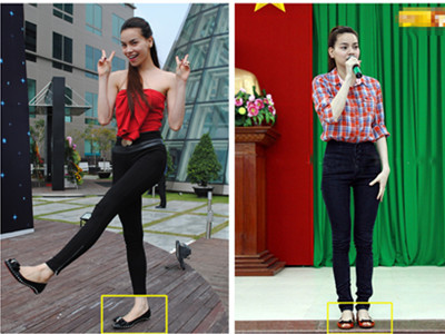 Mix trang phục với giày bệt tuyệt như Hà Hồ