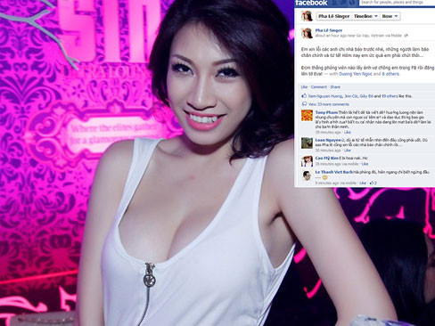 Pha Lê chửi bậy vì bị sử dụng ảnh cá nhân 'trái phép'