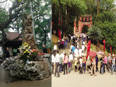 Đền Hùng, Thị phi quanh cột đá thề