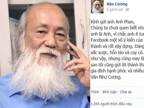 Thầy Văn Như Cương xin lỗi vì học trò hỗn láo