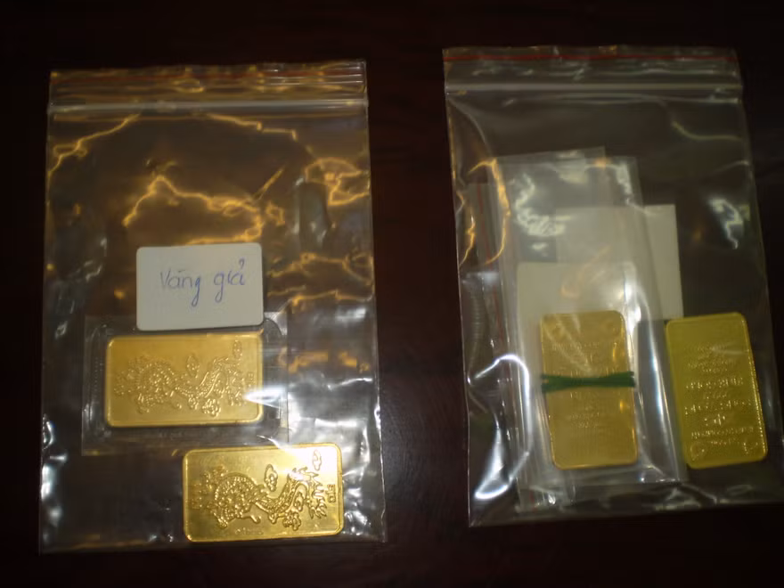 Xuất hiện vàng SJC giả tại TPHCM