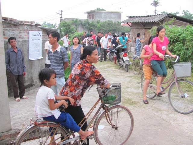 Khu vực ngôi nhà xảy ra vụ án mạng