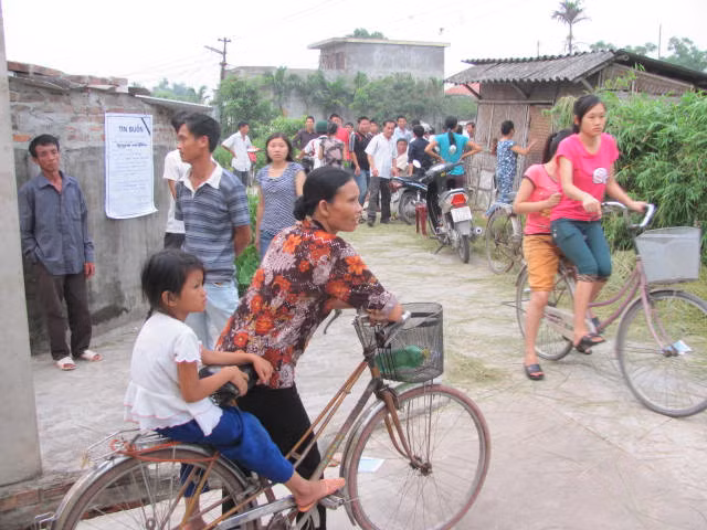 Khu vực ngôi nhà xảy ra vụ án mạng