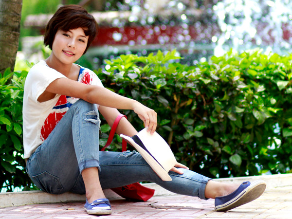 Nữ sinh nông nghiệp khoe nét cá tính