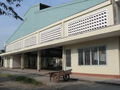 Chợ Sung Đinh bỏ hoang ở phường 4 (TP Sóc Trăng)