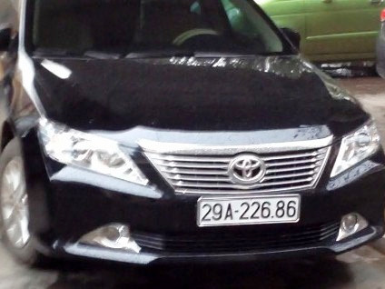 Chiếc xe Camry sang trọng nhưng lắp biển số giả của Đội phó CSGT huyện Đồng Hỷ, Thái Nguyên