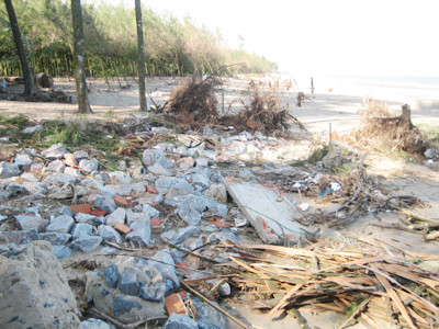 Biển ăn sâu vào đất liền Sầm Sơn