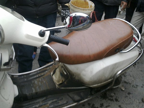 Chiếc xe sau khi bị cháy