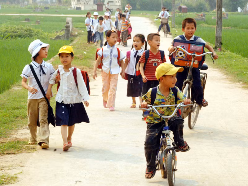 Các nhà quản lý giáo dục đều phản đối việc bắt trẻ học trước khi vào lớp 1. Ảnh: Phạm Yên