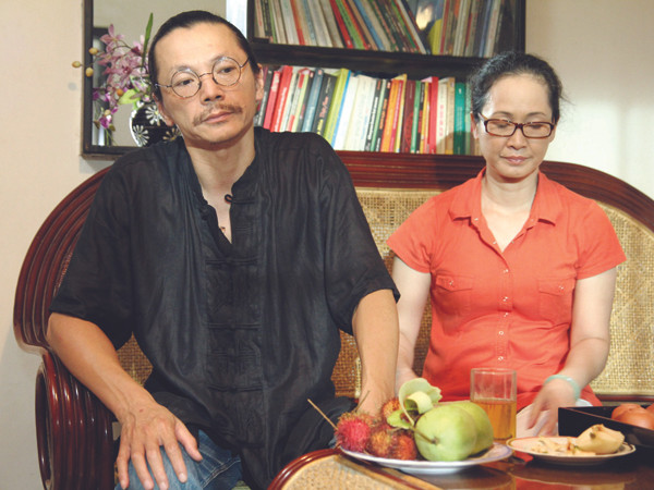 NSƯT Trung Anh vào vai nhà văn gàn và nhiều toan tính Ảnh: Thanh Tú