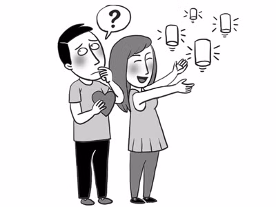 Không hiểu nàng bật đèn đỏ hay là đen xanh