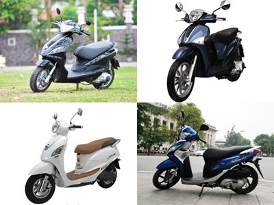 Năm xe ga phù hợp cho cô giáo