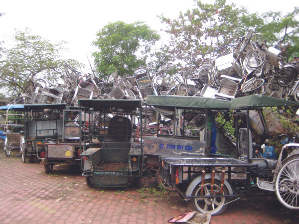 Hàng ngàn xe vi phạm sắp thành phế liệu