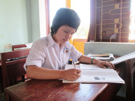 Nghị lực sống của cô học trò mắc bệnh ung thư