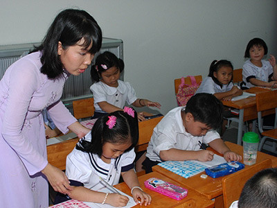 Cô trò ở thủ đô cùng sửa ngọng 'L,N'