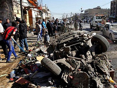 Đánh bom hàng loạt ở Iraq, hơn 100 người thương vong