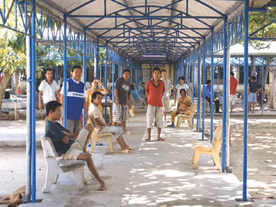 Tại Trung tâm điều dưỡng người tâm thần Quảng Nam. Ảnh: Nguyễn Thành