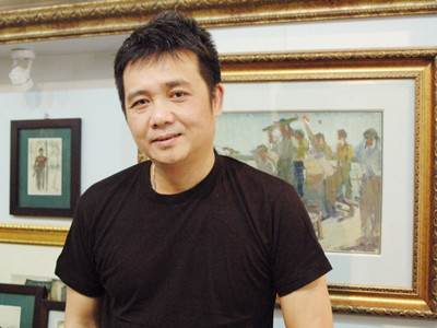 Lê Thái Sơn, tranh và rác