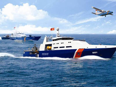 Bàn giao tàu đa năng hiện đại cho Cảnh sát biển VN