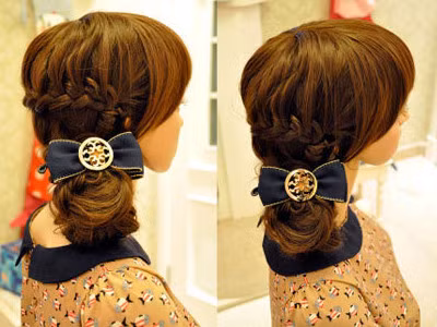 Tạo kiểu cực xinh cho tóc dài