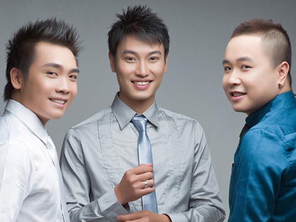 Artista, từ trái sang: Đăng Quang, Hoàng Hải, Hải Đăng Ảnh: Nghệ sĩ cung cấp