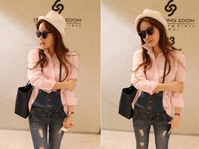 Quần yếm cho bạn gái tinh nghịch