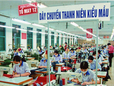 Dây chuyền Thanh niên kiểu mẫu của Cty CP X20 (Tổng cục Hậu cần)
