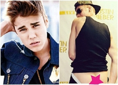 Justin Bieber khoe vòng 3 phản cảm