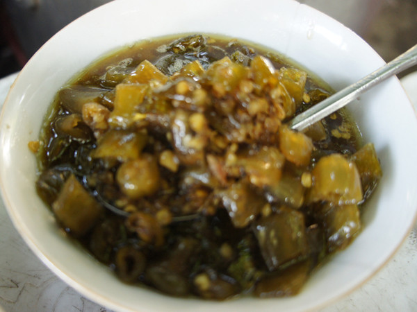 Cháo gạo cá bống