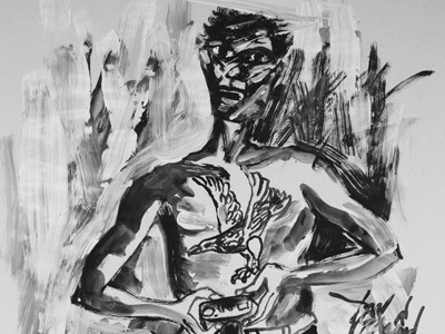 Nghệ sĩ xăm mình