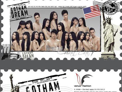 Đêm hội chân dài gửi thiệp mời đính ảnh nude tập thể