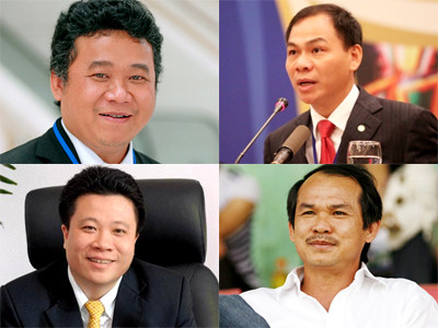 Mười người giàu nhất trên sàn chứng khoán