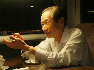 Ông Dương Nghiệp Bảo tại khách sạn phố cổ Lò Sũ	Ảnh: Mai Xuân Tùng