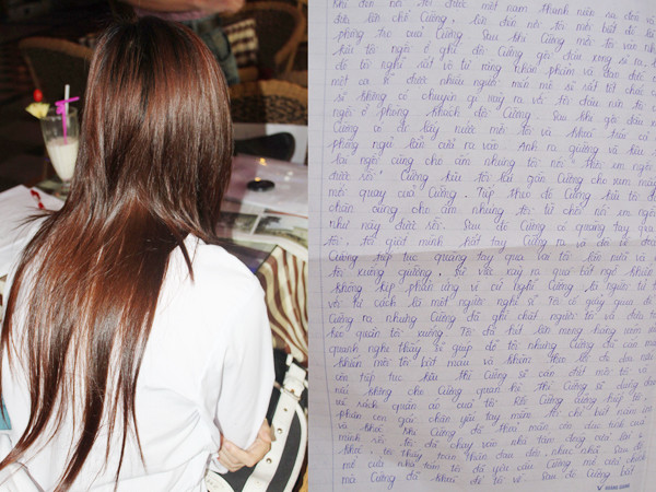 Nữ sinh N. và một phần lá đơn tố cáo