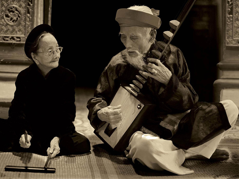 Báu vật nhân văn sống Ảnh: Trần Việt Văn