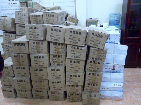 Số hàng lậu bị cơ quan chức năng phát hiện, thu giữ