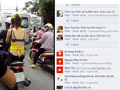 Thiếu nữ ăn mặc “thiếu vải”, dân mạng lên án gay gắt