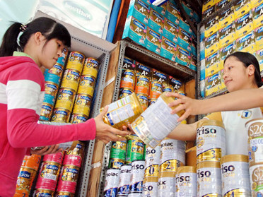 Sữa bất ngờ tăng giá