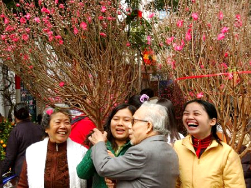 Được nghỉ Tết Nguyên đán tám ngày