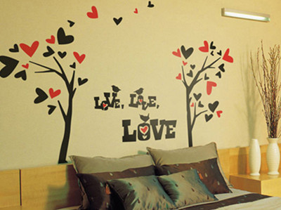 Không gian sống động hơn với tranh tường