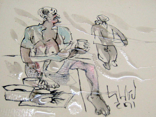 Lá rụng nhẹ nhàng